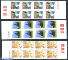 Norway 1996 Tourism 3 Booklets, Mint NH, Various - Stamp Booklets - Tourism - Unused Stamps
