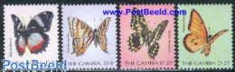 Gambia 2000 Definitives, Butterflies 4v, Mint NH, Nature - Butterflies - Gambie (1965-...)