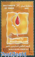 Oman 2005 World Blood Donor Day 1v, Mint NH, Health - Health - Oman