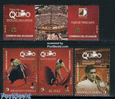 Ecuador 2006 Bull Fighting 5v (1v+2x[:]), Mint NH, Sport - Sport (other And Mixed) - Equateur