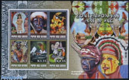 Papua New Guinea 2007 Art Of PNG 6v M/s, Mint NH, Various - Folklore - Papouasie-Nouvelle-Guinée