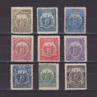 EL SALVADOR 1895, Sc# 117-128, CV $121, Part Set, MH - Salvador