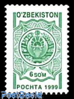 Uzbekistan 1999 Definitive 1v (6s), Mint NH, History - Coat Of Arms - Ouzbékistan