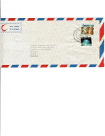 2 Enveloppes Timbrées Avec Timbres Scènes De Vie Villageoise   674 - Zimbabwe (1980-...)