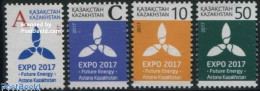 Kazakhstan 2017 Definitives, Expo 2017 Astana 4v, Mint NH, Science - Various - Energy - World Expositions - Kazakhstan
