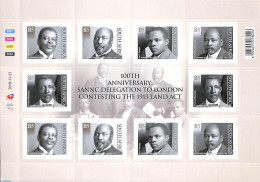 South Africa 2019 100 Years SANNC Delegation To London 10v M/s S-a, Mint NH - Neufs