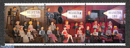 Switzerland 2020 125 Years Cinema 3v [::], Mint NH, Performance Art - Film - Ungebraucht
