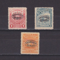 EL SALVADOR 1897, Sc# O91-O94, Part Set, MH - Salvador