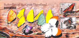 Botswana 2024 Butterflies S/s, Mint NH, Nature - Butterflies - Botswana (1966-...)