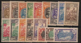 OCEANIE - 1913-15 - N°YT. 21 à 37 - Série Complète - Neuf* / MH VF - Neufs