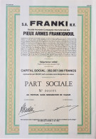 Franki - Pieux Armés Frankignoul - Liège - 1983 - Other & Unclassified