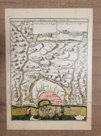 Accampamento Austriaco Anno 1747 Genova Con Mura E Bisagno M.A. Dal Re Ristampa - Geographical Maps