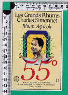 R720 ETIQUETTE SIMONET RHUM AGRICOLE GROSSE MONTAGNE LAMENTIN GUADELOUPE - Rhum