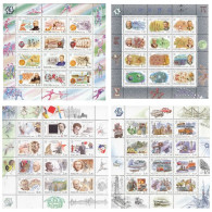 Russia 2000 XX Century Culture Science Sport Transport Full Set Of 48 Stamps In 4 Sheetlets MNH - Blocks & Kleinbögen