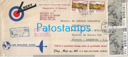 244199 CHINA TAIPEI COVER CANCEL REGISTERED CIRCULATED TO ARGENTINA NO POSTAL POSTCARD - Autres & Non Classés
