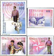 235102 MNH CABO VERDE 2009 LOUIS BRAILE - INVENTOR DEL SISTEMA DE LECTURA PARA LOS CIEGOS - Cap Vert