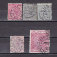 SOUTH AFRICA NATAL 1874, SG# 66-73, CV £88, Used - Natal (1857-1909)
