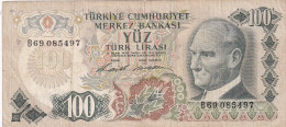 CRBX2313 BILLETE TURQUIA 100 LIRASI 1970 BC - Other - Asia