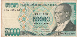 CRBX2320 BILLETE TURQUIA 50000 LIRASI 1970 USADO - Other - Asia