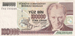 CRBX2321 BILLETE TURQUIA 100.000 LIRASI 1970 MBC - Other - Asia