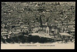 Corée Séoul Et Sa Cathedrale Town And Cathedral - Corée Du Sud