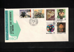 Greece 1980 Greek Anniversaries FDC - FDC