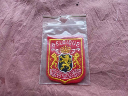 EC-438 , ECUSSON TISSU, PAYS, BELGIQUE, L'Union Fait La Force - Patches