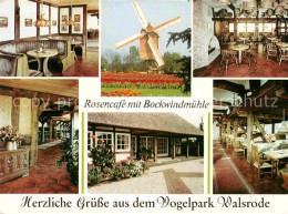 Walsrode Lueneburger Heide Rosencafe Mit Bockwindmuehle Im Vogelpark - Walsrode