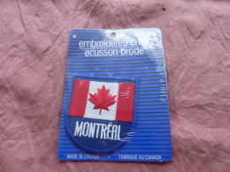 EC-440 , ECUSSON TISSU,  CANADA, Montréal, Ecusson Brodé, Neuf Sous Blister - Patches