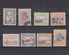 ROMANIA 1913, Sc# 230-237, CV $20, Part Set, Annexation Of Silistra, MH/Used - Neufs