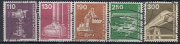 GERMANY Bundes 1134-1138,used - Usines & Industries