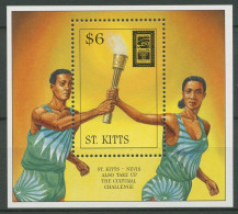 St. Kitts 1996 Olympiateilnahme Olympisches Feuer Block 15 Postfrisch (C93811) - St.Kitts-et-Nevis ( 1983-...)