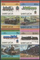 St. Lucia 1985 Lokomotiven 775/82 Postfrisch - St.Lucie (1979-...)