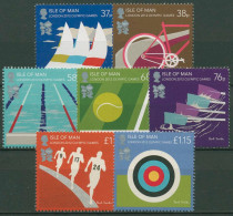 Isle Of Man 2012 Olympische Sommerspiele London Tennis Rudern 1745/49 Postfrisch - Man (Ile De)