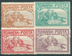 Rumänien 1906 Wohlfahrt Königin Elisabeth 169/72 Mit Falz - Neufs