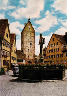 Dinkelsbuehl Woernitztor Und Loewenbrunnen - Dinkelsbühl