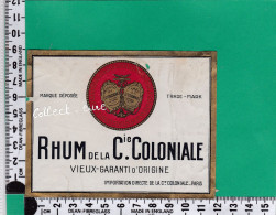 R736 ETIQUETTE RHUM COLONIALE - Rhum