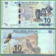 BOLIVIA 10 BOLIVIANOS 2018  P-W248 UNC - Bolivia