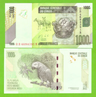 CONGO DEMOCRATIC REP. 1000 FRANCS 2013 P-101(2) UNC - République Démocratique Du Congo & Zaïre
