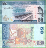SRI LANKA 50 RUPEES 2021  P-124h UNC - Sri Lanka