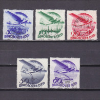 USSR 1934, Solovyev# 444-448, Civil Aviation, No Wmk, Used - Gebraucht