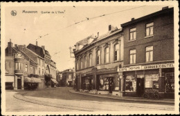 CPA Mouscron Wallonien Hennegau, Quartier De L'Ours, Café Neptune, Georges Coutel, CERCLE NEPTUNE - Autres & Non Classés
