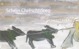 LUX  TS 40, Schéin Chrëschtdeeg, Christmas, Noêl, Weihnachten, RRR, 2 Scans - Luxembourg