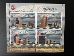 Tanzania Tanzanie Tansania 2023 Mi. ? M/S Feuillet Emission Commune Joint Issue Tour PAPU UPAP Tower Arusha - Tanzanie (1964-...)