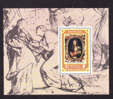 Turks & Caicos Islands 1977 Christmas Miniature Sheet Mint - Turks & Caicos (I. Turques Et Caïques)