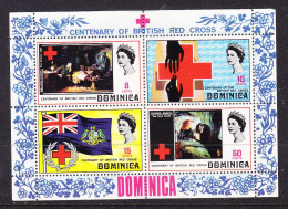 Dominica 1982 Red Cross Miniature  Sheet Mint - Dominica (...-1978)