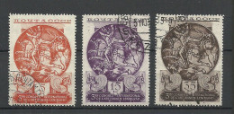 RUSSLAND RUSSIA 1935 Michel 528 & 530 - 531 O - Gebraucht