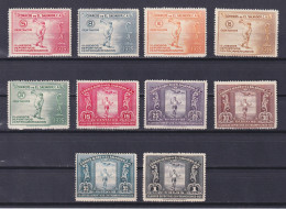 EL SALVADOR 1935, Sc# 538-542, C36-C10, Central American Games, MH - Salvador