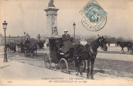 CPA Petits Métiers à Paris - Paris Nouveau - Les Femmes Cocher - 2305 - Mme Decourcelle Sur Son Siège - Ambachten In Parijs