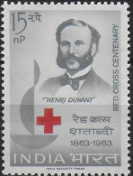 1963 India Red Cross Centenary 1v. MNH SG N. 467 - Autres & Non Classés